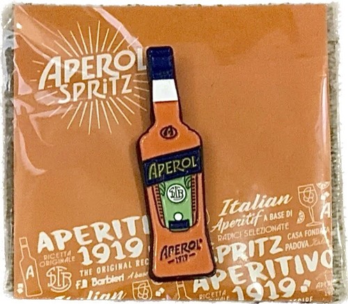 Aperol spritz bottle enamel - spritz,
